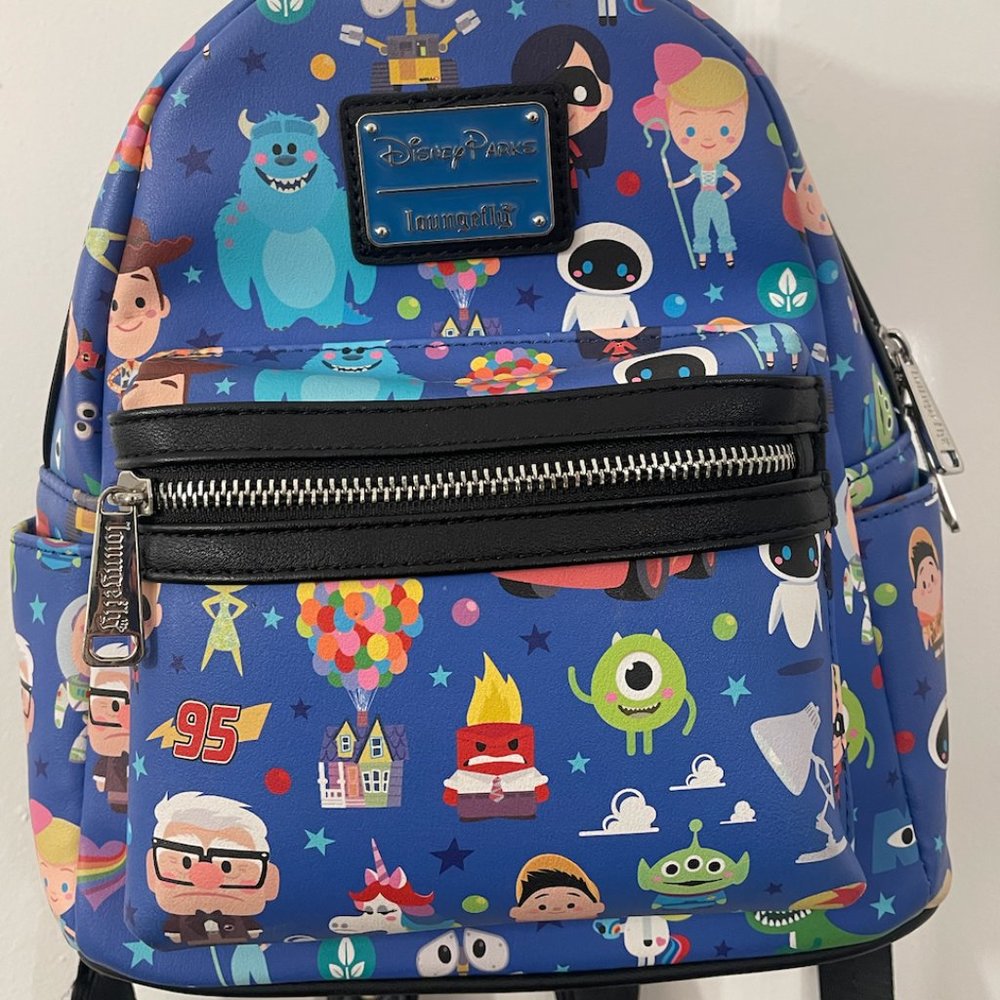Pixar Chibi Loungefly Mini Backpack- - image 2